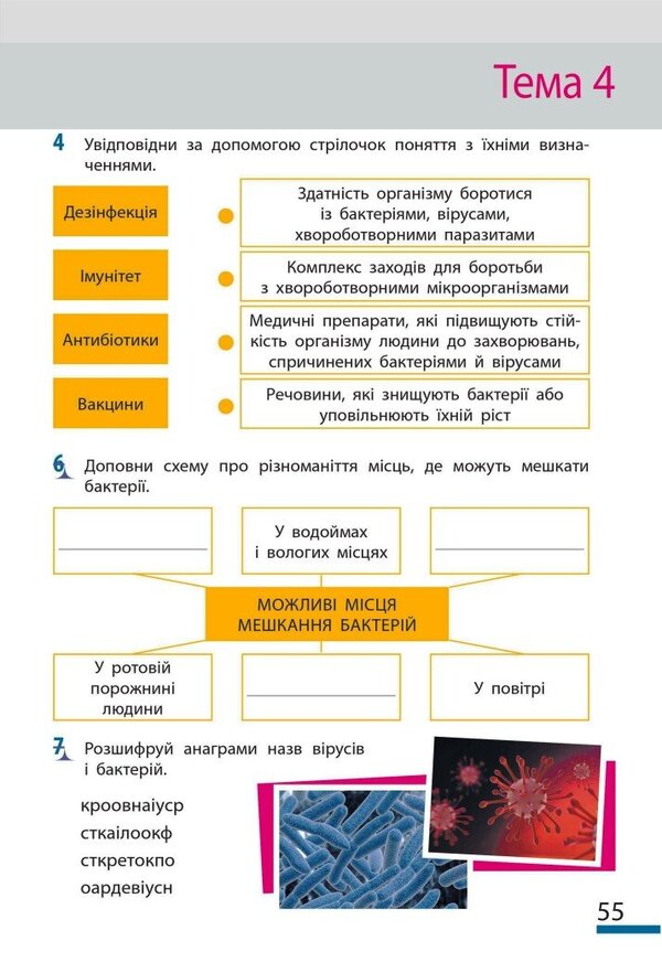 We Get To Know Nature. 6Th Grade Workbook For The Model Curriculum / Пізнаємо природу. 6 клас. Робочий зошит до модельної навчальної програми Olga Taglyna, Ilya Gelfgat, Alexey Nesvytaylo / Ольга Тагліна, Ілля Гельфгат, Олексій Несвітайло 9786170990365-2