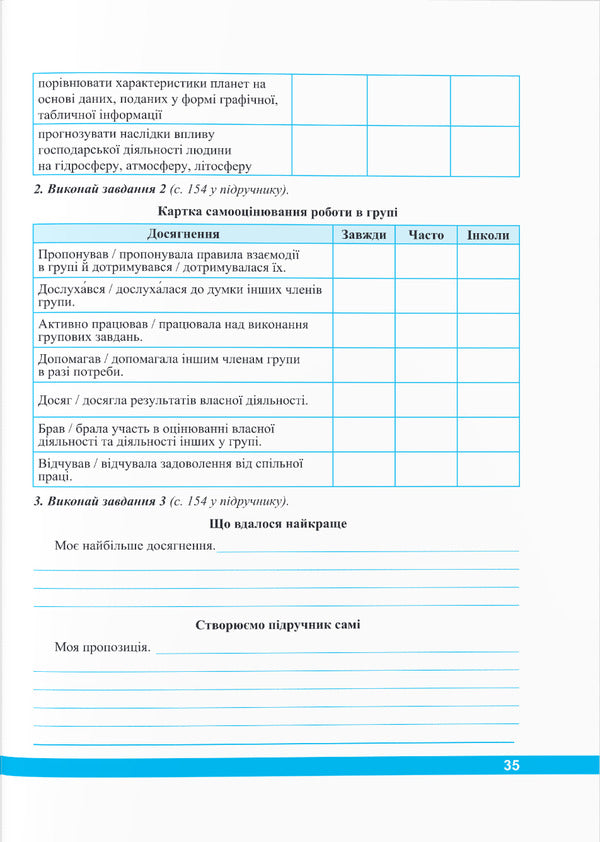 We Get To Know Nature. Workbook. 6Th Grade / Пізнаємо природу. Робочий зошит. 6 клас Iryna Zharkova, Larisa Mechnyk / Ірина Жаркова, Лариса Мечник 9789660742093-4