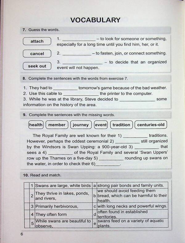 We Learn To Read English. Grade 8 / Вчимося читати англійською. 8 клас I. Dotsenko, Oksana Evchuk / И. Доценко, Оксана Евчук 9786175394083-6