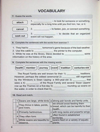 We Learn To Read English. Grade 8 / Вчимося читати англійською. 8 клас I. Dotsenko, Oksana Evchuk / И. Доценко, Оксана Евчук 9786175394083-6