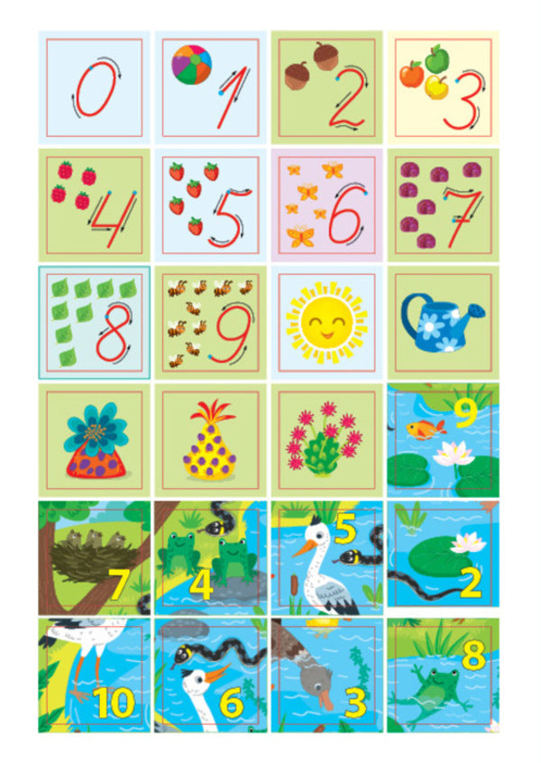 We Write Numbers And Calculate (+ Stickers) / Пишемо цифри й обчислюємо (+ наліпки) / Author not specified 9786175443736-4