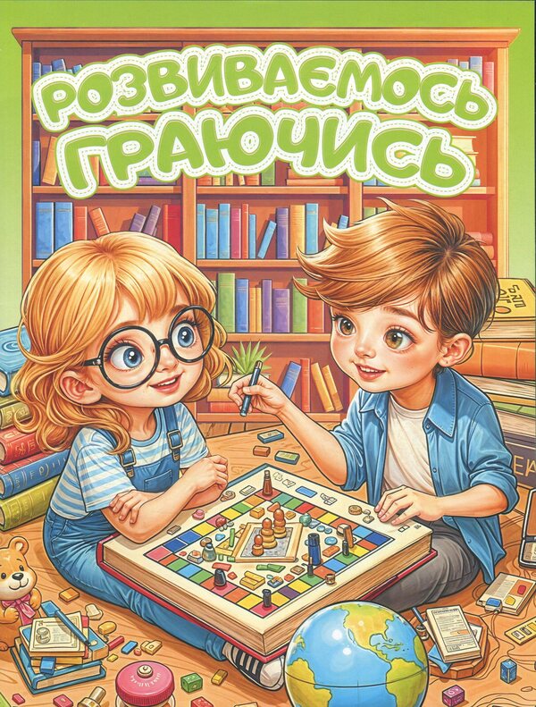We develop playing. Green / Розвиваємось граючись. Зелена  9786178090609-1
