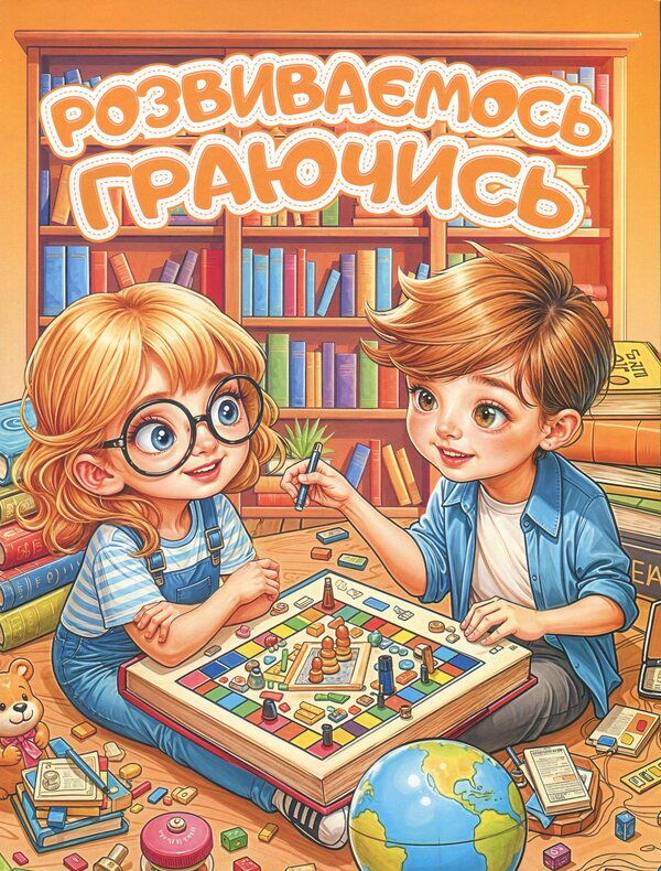 We develop playing. Orange / Розвиваємось граючись. Помаранчева  9786178090616-1