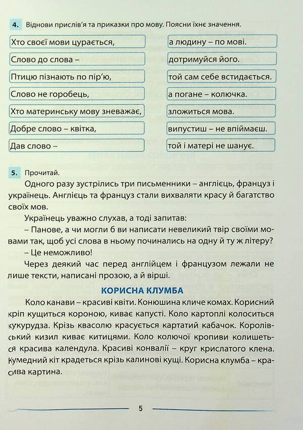 We develop speech and enjoy reading. 4th grade An integrated guide to reading and developing connected speech / Мовлення розвиваємо та залюбки читаємо. 4 клас. Інтегрований посібник із читання та розвитку зв’язного мовлення Алла Запольская 978-617-539-351-2-5