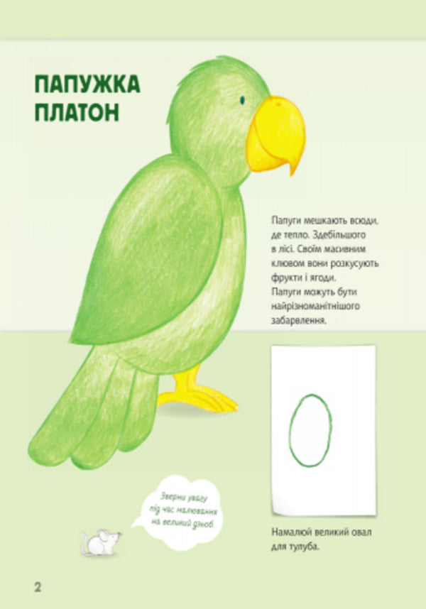 We draw animals.North and South America / Малюємо тварин. Північна та Південна Америка Корина Бойренмайстер 978-966-748-272-5-4