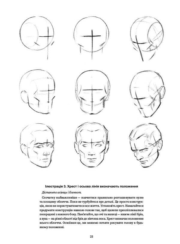 We draw heads and hands / Рисуємо голови та руки Эндрю Лумис 978-617-8025-68-7-4