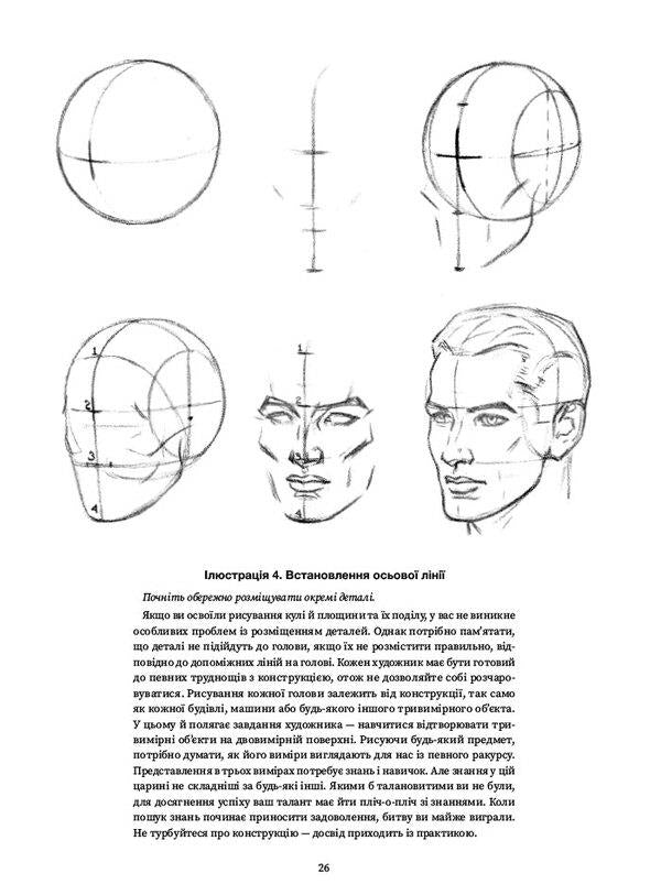 We draw heads and hands / Рисуємо голови та руки Эндрю Лумис 978-617-8025-68-7-5