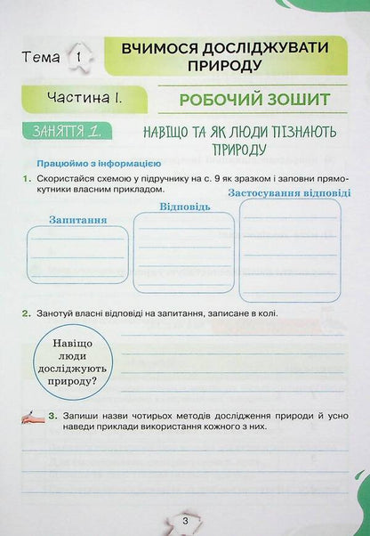 We get to know nature. A workbook. 6th grade / Пізнаємо природу. Робочий зошит. 6 клас Татьяна Коршевнюк, Ольга Ярошенко 978-966-991-241-1-6