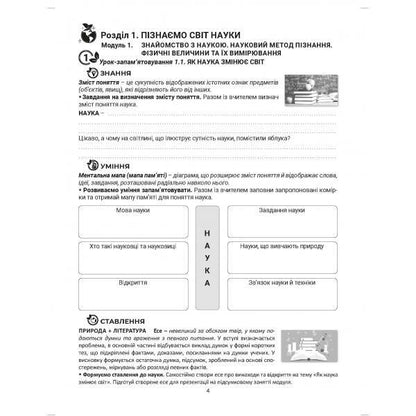 We get to know nature. Study notebook. 5th grade / Пізнаємо природу. Навчальний зошит. 5 клас Валерий Соболь 978-617-539-363-5-3