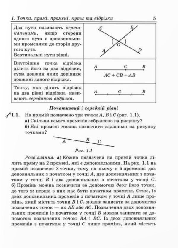 We learn to solve geometry problems. Grade 7 / Вчимося розв’язувати задачі з геометрії. 7 клас Лев Генденштейн, Галина Жемчужкина 9789660743755-4