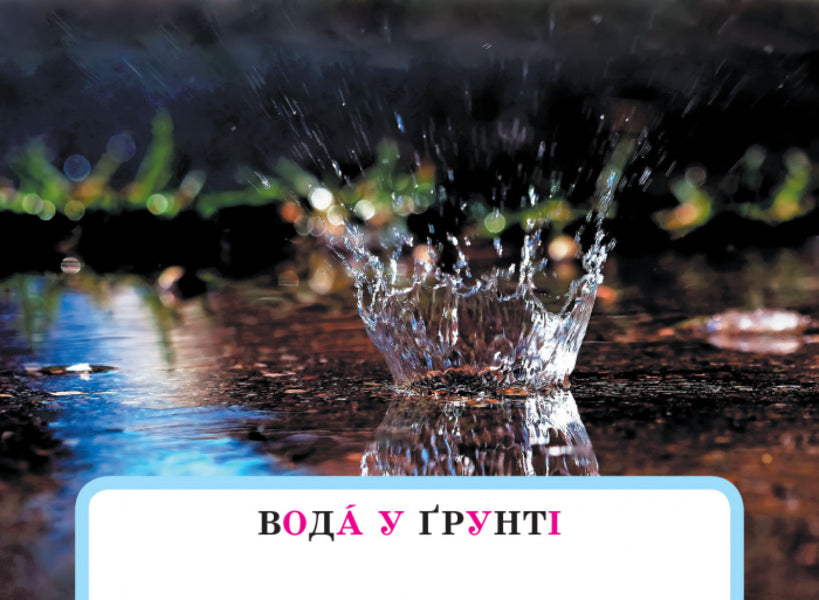 We study the soil and its properties. A set of didactic materials 1-2 classes / Досліджуємо грунт та його властивості. Набір дидактичних матеріалів 1-2 класи Татьяна Водолазская, Анна Заставская, Юлия Штанько 4823076146788-6