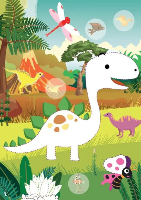We train our fingers. Dinosaurs / Тренуємо пальчики. Динозаври  978-617-8098-25-4-6