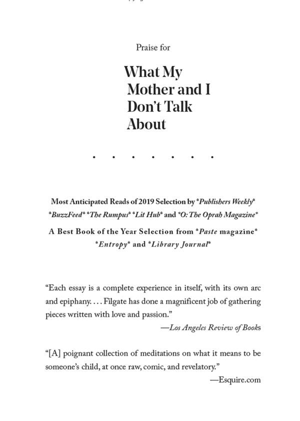 What My Mother And I Don't Talk About: Fifteen Writers Break The Silence / Author not specified 9781982107352-4