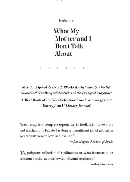 What My Mother And I Don't Talk About: Fifteen Writers Break The Silence / Author not specified 9781982107352-4