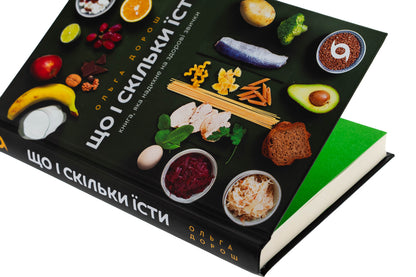 What and how much to eat. A book that inspires healthy habits / Що і скільки їсти. Книга, яка надихне на здорові звички Ольга Дорош 978-617-8517-56-4-4