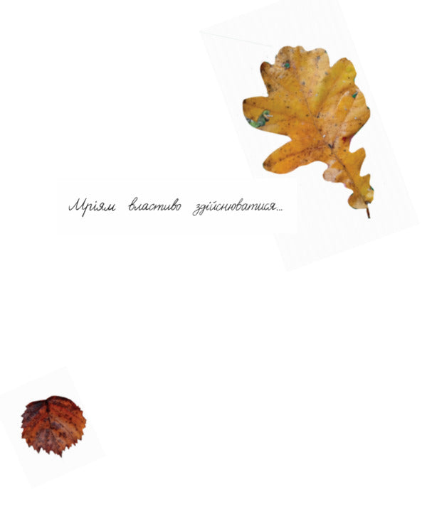What do the leaves dream about / Про що мріють листочки Оксана Драчковская, Христина Лукащук 978-617-7544-91-2-4