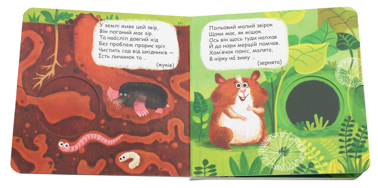 What's For Dinner?Hide And Seek Book / Що у кого на обід? Книжка-схованка Vasyl Fedyenko / Василя Федьянко 9789664296196-6