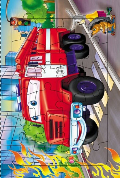 Wheelbarrows 6 puzzles. Cars Interesting tasks. Lyrics / Тачки. 6 пазлів. Автівки. Цікаві завдання. Вірші  9789664669600-5