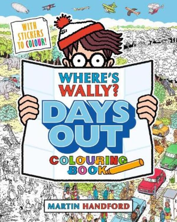 Where's Wally? Days Out: Coloring Book Martin Handford / Мартин Хэндфорд 9781529507386-1