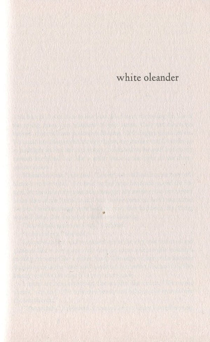 White Oleander Janet Fitch / Джанет Фитч 9781860498046-3