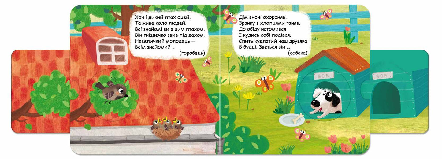 Who Hid In The Yard?Hide And Seek Book / Хто сховався у дворі? Книжка-схованка Vasyl Fedyenko / Василь Федієнко 9789664296202-4