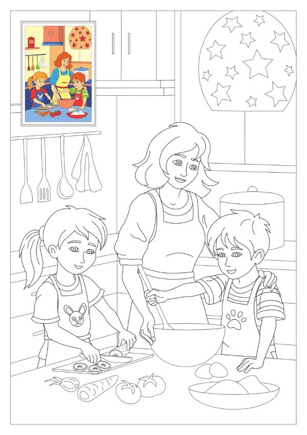 Who, Who Loves Nikolay. Coloring With Stickers / Хто, хто Миколая любить. Розмальовка з наліпками / Author not specified 9789661086837-3