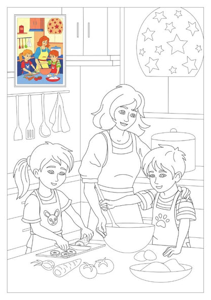 Who, Who Loves Nikolay. Coloring With Stickers / Хто, хто Миколая любить. Розмальовка з наліпками / Author not specified 9789661086837-3