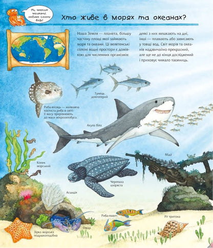 Why? of what Why? We study marine animals. 4-7 years / Чому? Чого? Навіщо? Досліджуємо морських тварин. 4-7 роки Андреа Эрне 978-966-10-6800-0-2