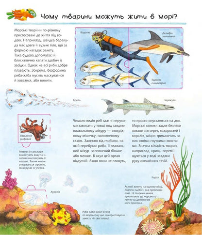 Why? of what Why? We study marine animals. 4-7 years / Чому? Чого? Навіщо? Досліджуємо морських тварин. 4-7 роки Андреа Эрне 978-966-10-6800-0-4
