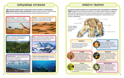 Wild Animals. 50 Most Famous Species: Mini-Encyclopedia / Дикі тварини. 50 найвідоміших видів: міні-енциклопедія / Author not specified 9789669482907-3