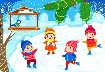 Winter entertainment. Box of Christmas adventures / Зимові розваги. Скринька різдвяних пригод Светлана Силич 978-617-544-028-5-3