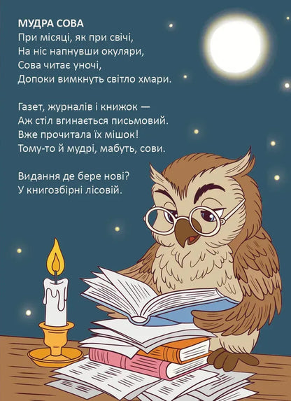 Wise owl / Мудра сова Владимир Верховень 978-966-989-336-9-6