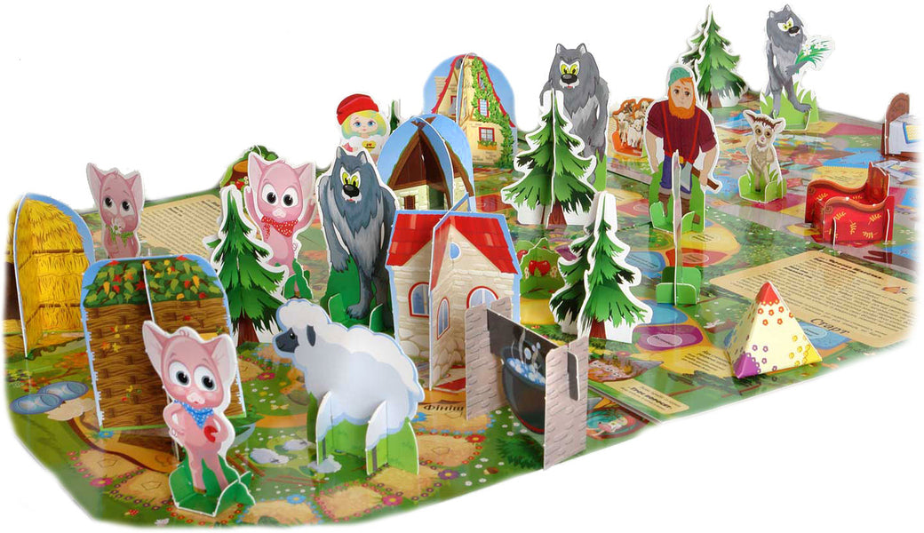 Wolf and seven kid goats. 3D fairy tale / Вовк та семеро козенят. 3D казка  978-966-283-373-7-3