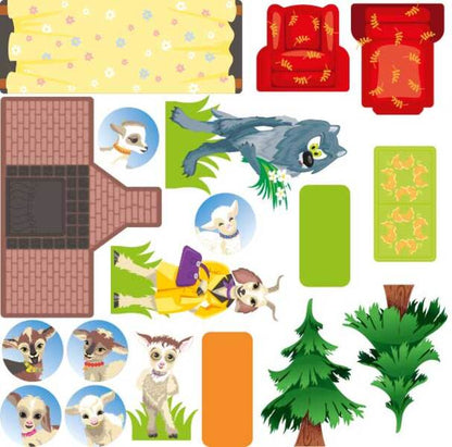 Wolf and seven kid goats. 3D fairy tale / Вовк та семеро козенят. 3D казка  978-966-283-373-7-4