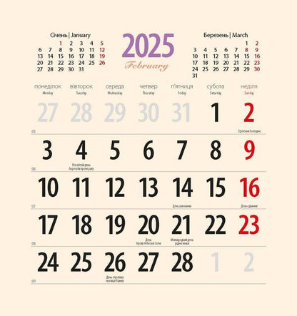 Women's Calendar 2025. Sunshine / Жіночий календар 2025. Сонячне сяйво / Author not specified 9771999932054-3