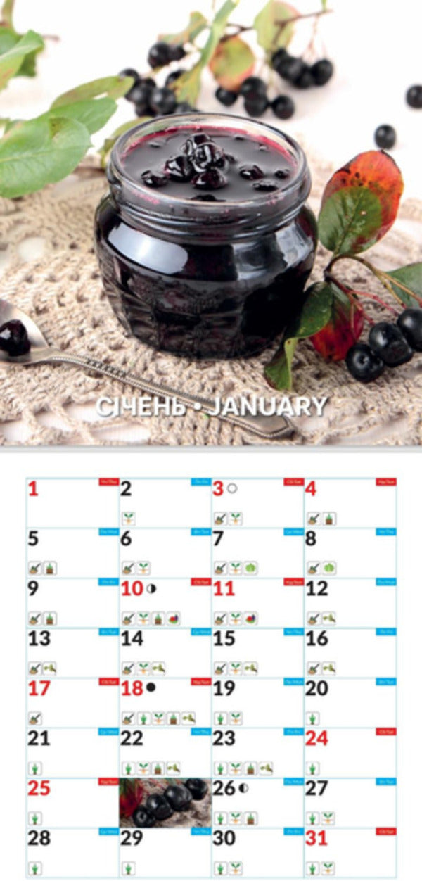 Women's Calendar For The Year. 2026 Sowing Calendar For The Year / Жіночий календар на рік. 2026 Посівний календар на рік / Author not specified 9771999932078-2
