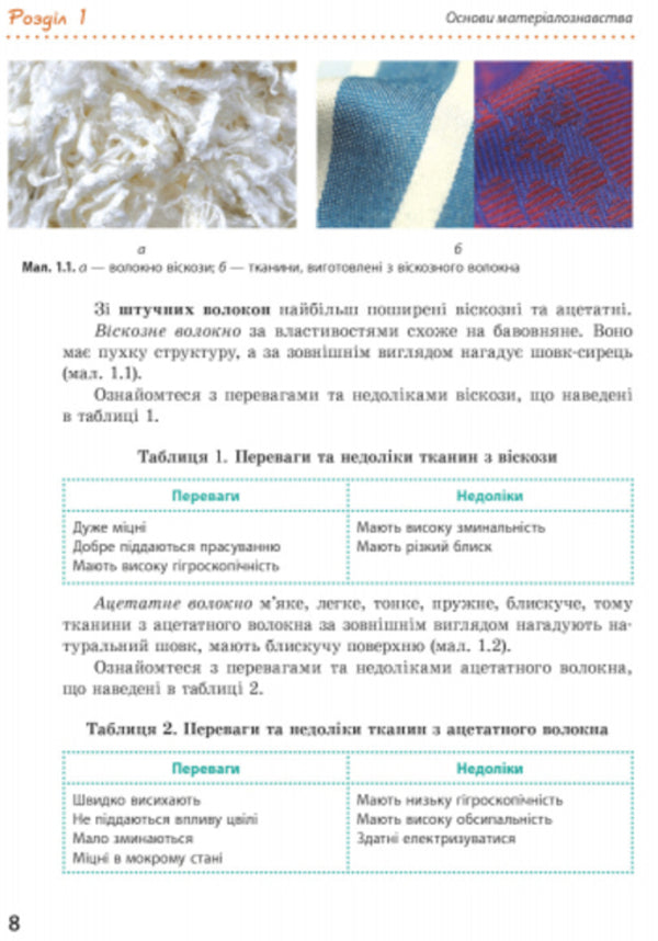 Work training. Textbook. 8th grade / Трудове навчання. Підручник. 8 клас О. Горобец, Ирина Ходзицкая 9786170928849-6