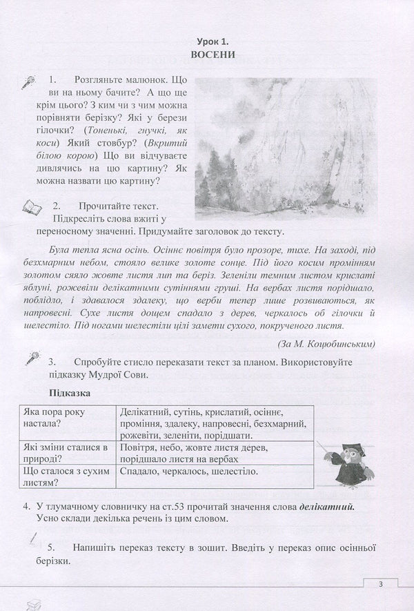 Workbook of competence-oriented speech lessons. 4th grade / Зошит компетентнісно орієнтованих уроків мовлення. 4 клас Наталия Сиранчук 978-617-7594-05-4-4