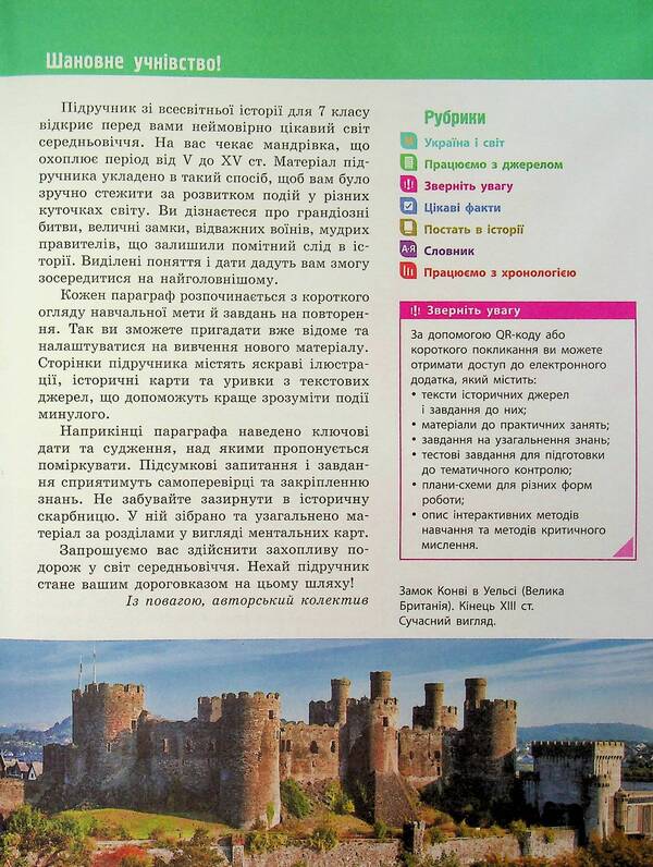 World History. 7Th Grade / Всесвітня історія. 7 клас Alexander Hysem, Alexander Martynyuk / Олександр Гісем, Олександр Мартинюк 9786170987570-6