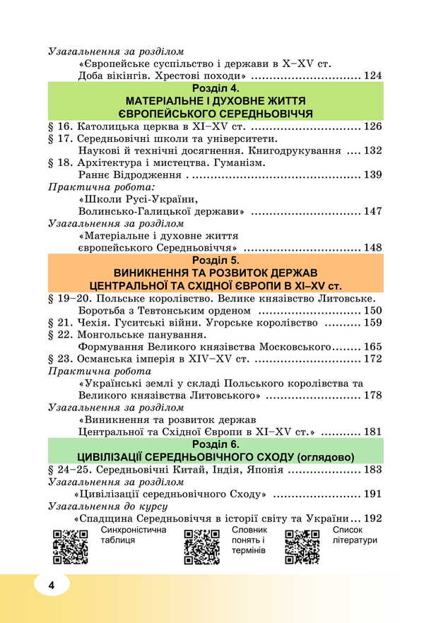 World History. Grade 7. Textbook / Всесвітня історія. 7 клас. Підручник Valery Ostrovsky, Ilya Parshin, Irina Vassilkiv / Валері Островський, Ілля Паршін, Ірина Васільсків 9789663089256-3