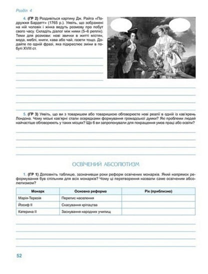 World History. Grade 8. Notebook For A Formative And Final Assessment / Всесвітня історія. 8 клас. Зошит для формувального та підсумкового оцінювання Tatyana Ladychenko, Oksana Savko / Тетяна Ледченко, Оксана Савко 9786178370862-4