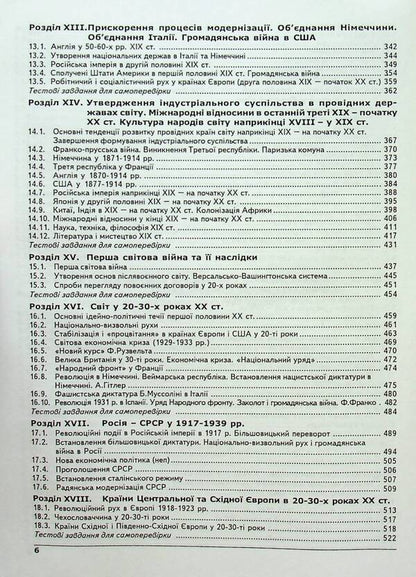 World History. Handbook + tests. Full refresher course, preparation for external examinations / Всесвітня історія. Довідник + тести. Повний повторювальний курс, підготовка до ЗНО Александр Гисем, Александр Мартынюк 978-617-539-134-1-5