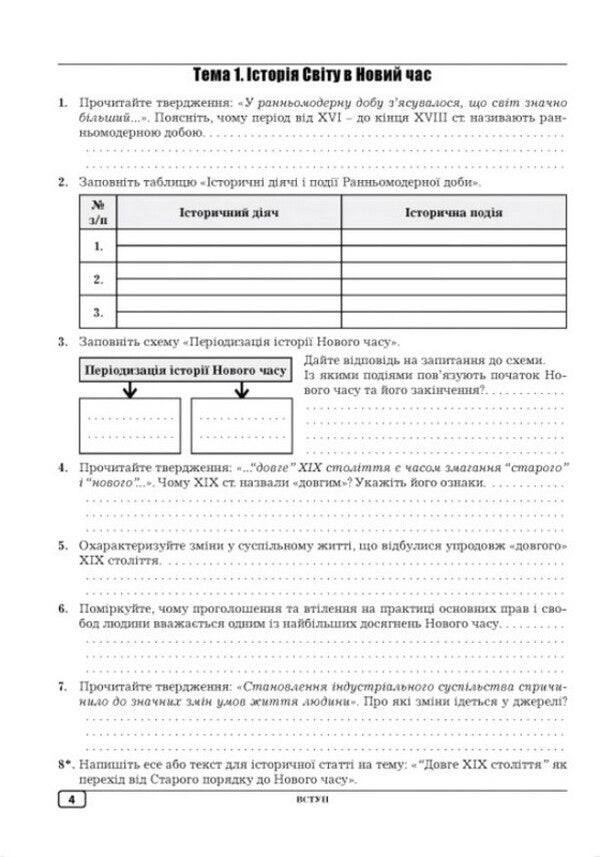 World History 9Th Grade Workbook - Всесвтня сторя 9 клас Робочий зошит Alexander Huk, Yulia Huk - Олександр Гук, Юля Гук 9789664965757-3