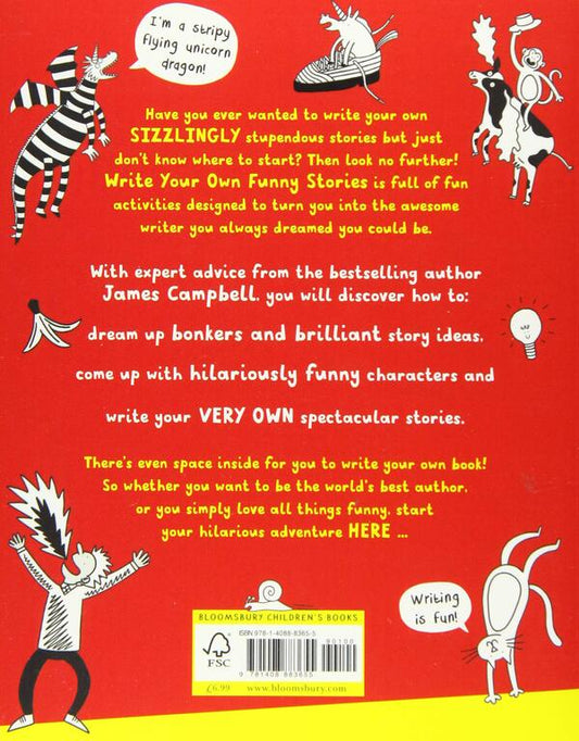 Write Your Own Funny Stories. A Lagh-Out-Loud Funny Home Learning In Lockdown Book For Budding Writers. Book 3 James Campbell / Джеймс Кэмпбелл 9781408883655-2