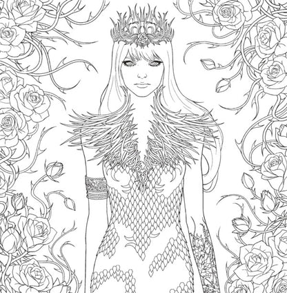 Yard Of Thorns And Roses. Coloring Book / Двір шипів і троянд. Розмальовка Sarah J. Maas / Сара Дж. Маас 9786171712812-2