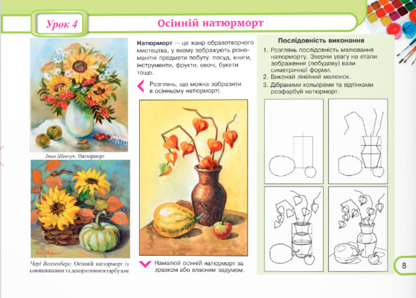 Young artist. Album-guide on fine arts. 6th grade (to tutor L. Masol and others) / Юний художник. Альбом-посібник з образотворчого мистецтва. 6 клас (до підруч. Л. Масол та ін.) Светлана Демчак, Татьяна Чернявская 9789660742161-4