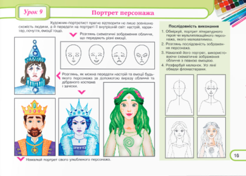 Young artist. Album-guide on fine arts. 6th grade (to tutor L. Masol and others) / Юний художник. Альбом-посібник з образотворчого мистецтва. 6 клас (до підруч. Л. Масол та ін.) Светлана Демчак, Татьяна Чернявская 9789660742161-5