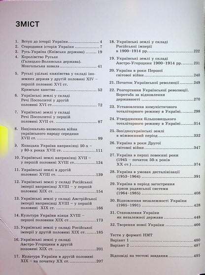 ZNO/NMT 2026. Comprehensive edition History of Ukraine / ЗНО/НМТ 2026. Комплексне видання Історія України Виталий Власов, Александр Панарин, Юлия Топольницкая, Антонина Макаревич 978-966-945-462-1-3