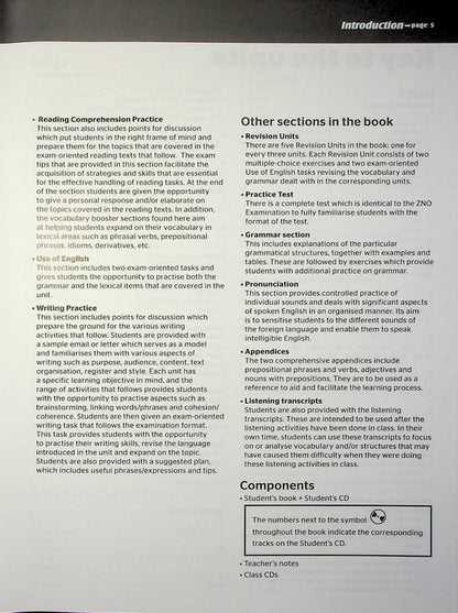 ZNO Leader Plus for Ukraine B2 Teacher's Notes / ZNO Leader Plus for Ukraine B2 Teacher's Notes Марилени Малкогианни, Гарольд Квинтон Митчелл 9786180556544-4