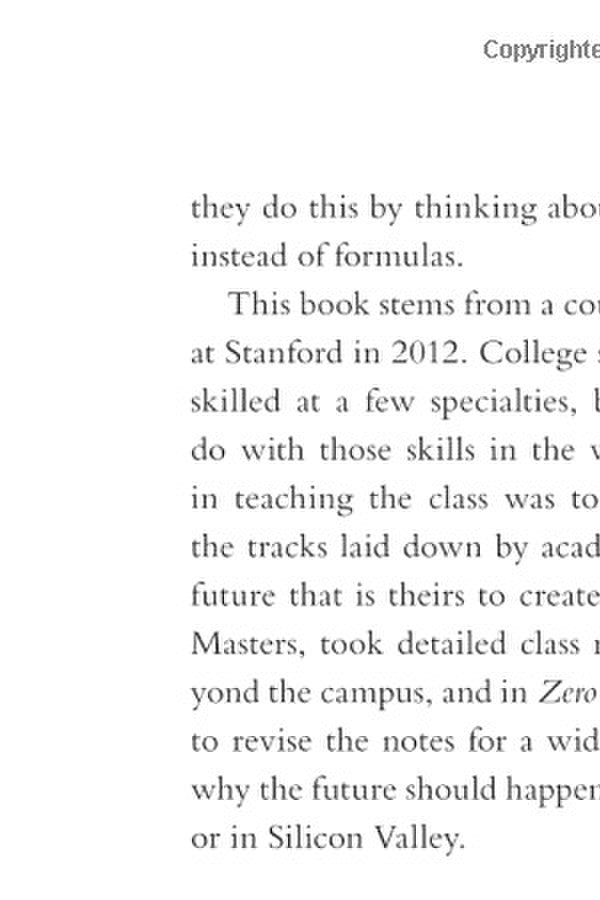 Zero To One. Notes On Start Ups, Or How To Build The Future Peter Thiel, Blake Masters / Питер Тиль, Блейк Мастерс 9780753555200-6